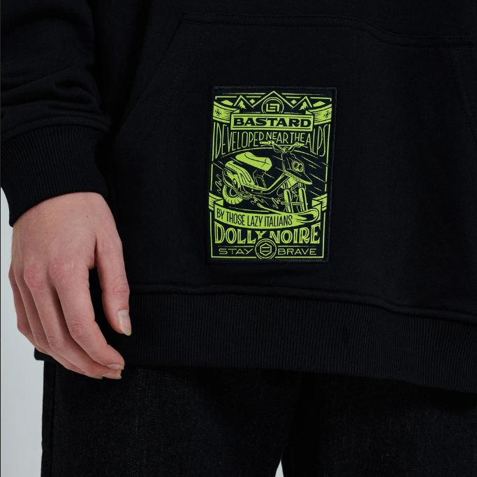 Dolly Noire Bastard Hoodie SW070-SK-01 black