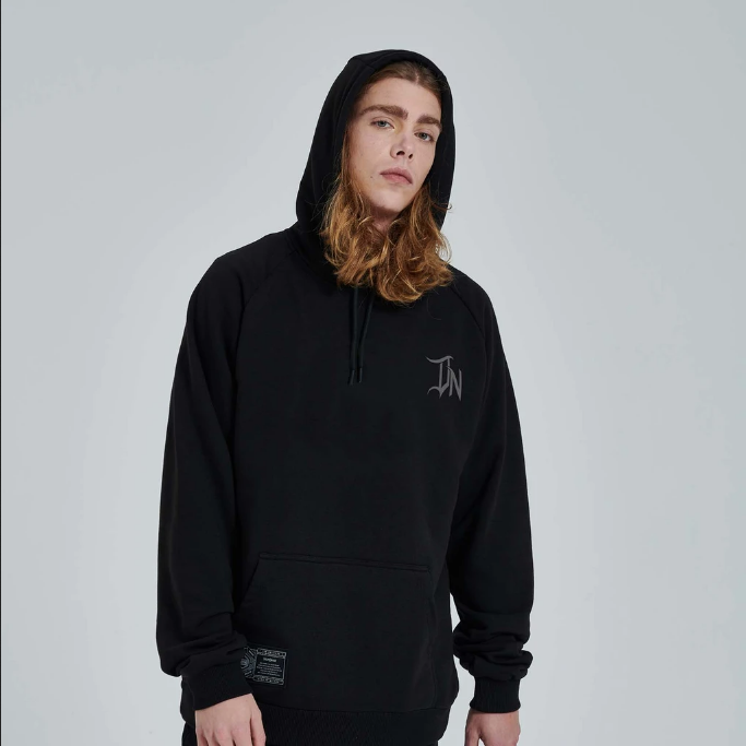 Dolly Noire Hoodie Over 3D Lettering SW114-SK-01 black