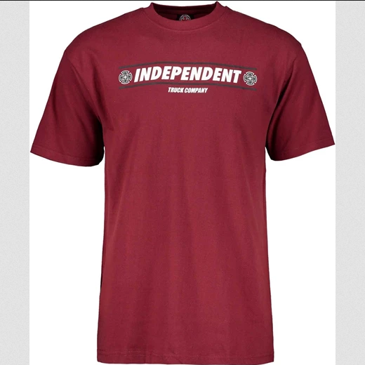 Independent Shear Burgundy T-shirt