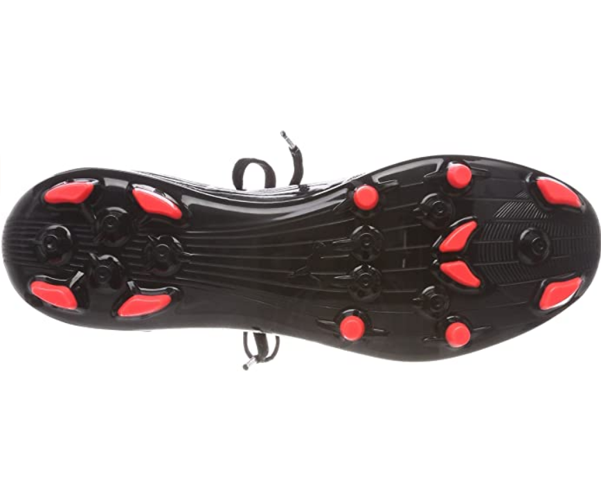 Puma scarpa da calcio con calzino da uomo One 18.3 104536 01 nero-argento-rosso