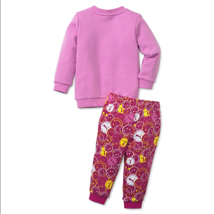 Puma tuta sportiva da bambina Minicat Crew Jogger TR 846975 15 malva