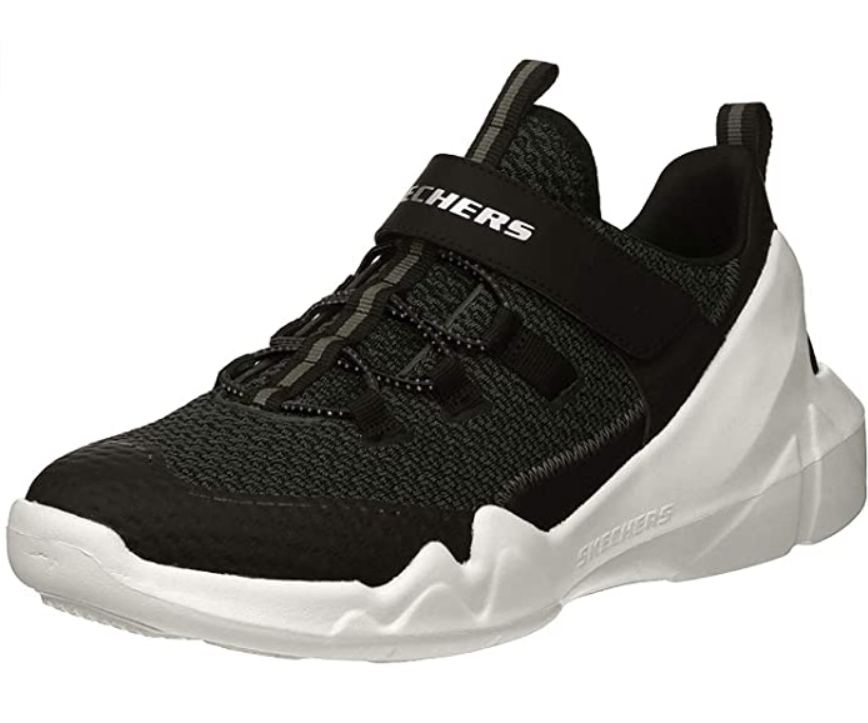 Skechers scarpa da ginnastica da ragazzo DLT-A Interserge 97960L BKCC nero grigio