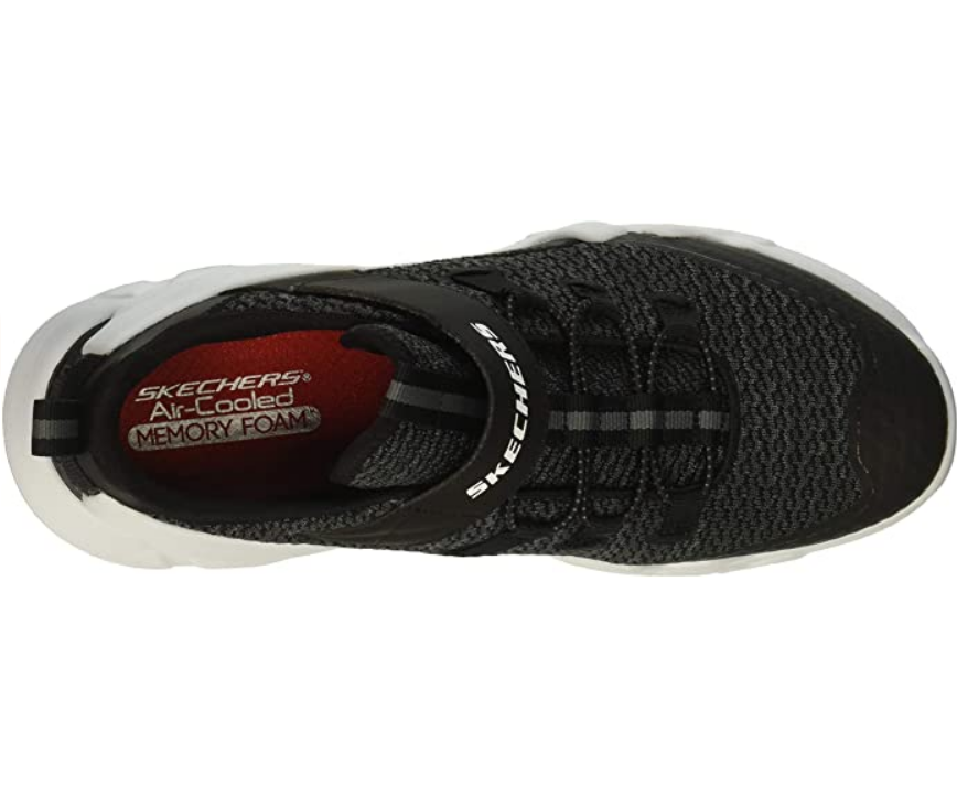 Skechers scarpa da ginnastica da ragazzo DLT-A Interserge 97960L BKCC nero grigio