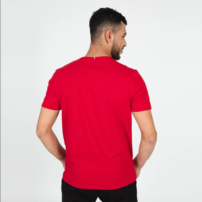 Le Coq Sportif Short Sleeve T-shirt 2120203 pur rouge