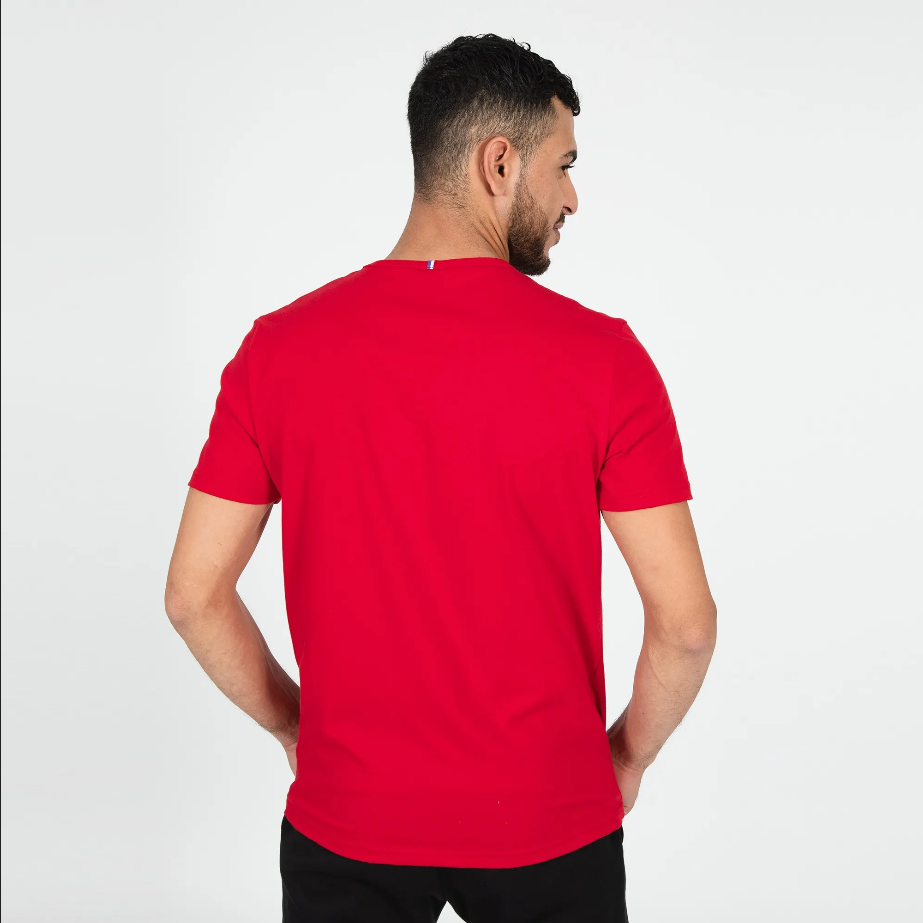Le Coq Sportif Short Sleeve T-shirt 2120203 pur rouge