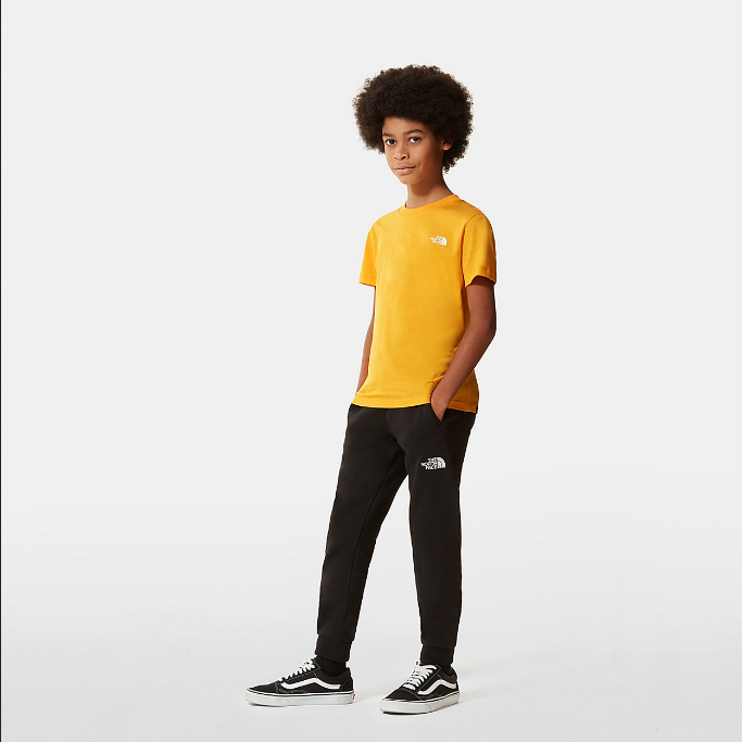 The North Face maglietta manica corta da ragazzi SS Simple Dome NF0A2WAN56P1 oro