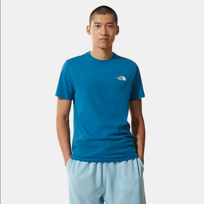 The North Face men's short sleeve t-shirt Simple Dome NF0A2TX5M191 light blue