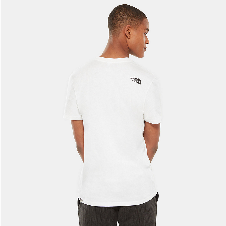 The North Face T-shirt maniche corte da uomo Easy NF0A2TX3FN41 bianco