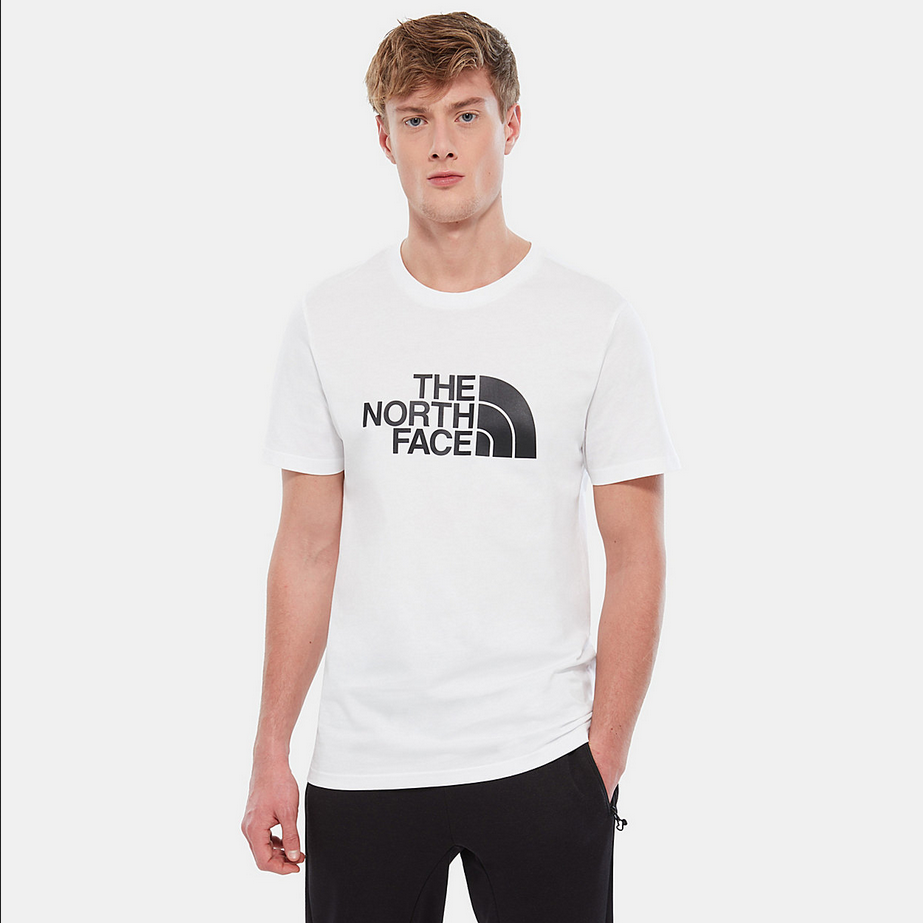 The North Face T-shirt maniche corte da uomo Easy NF0A2TX3FN41 bianco