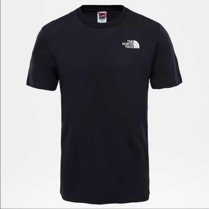 The North Face maglietta manica corte da uomo S/S Simple Dome NF0A2TX5JK31 nero