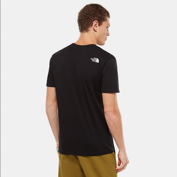 The North Face maglietta manica corte da uomo S/S Simple Dome NF0A2TX5JK31 nero