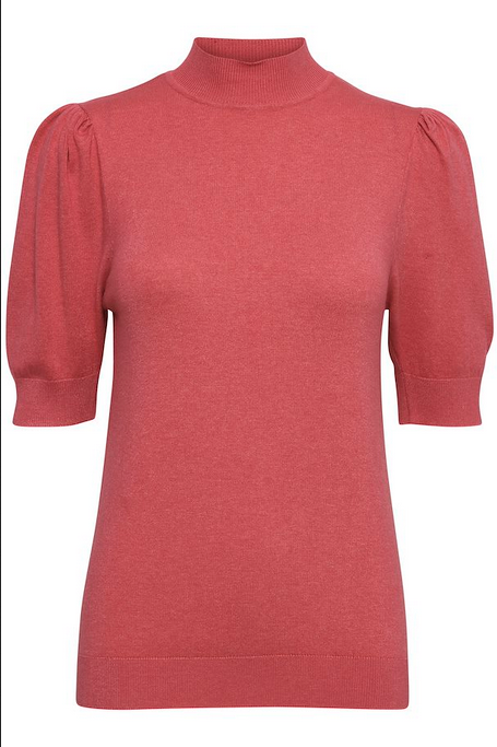 b.young Bymmpimba Puff Sleeve 20811091 1817411 raspberry wine