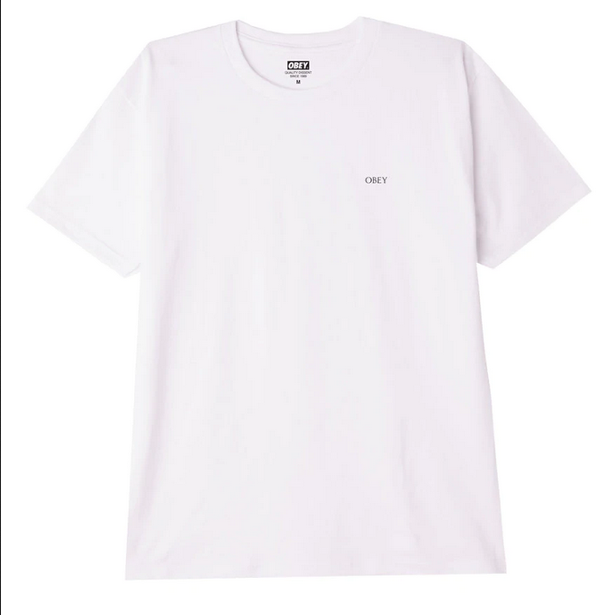 Obey T-shirt Justice Activist 165262975 white