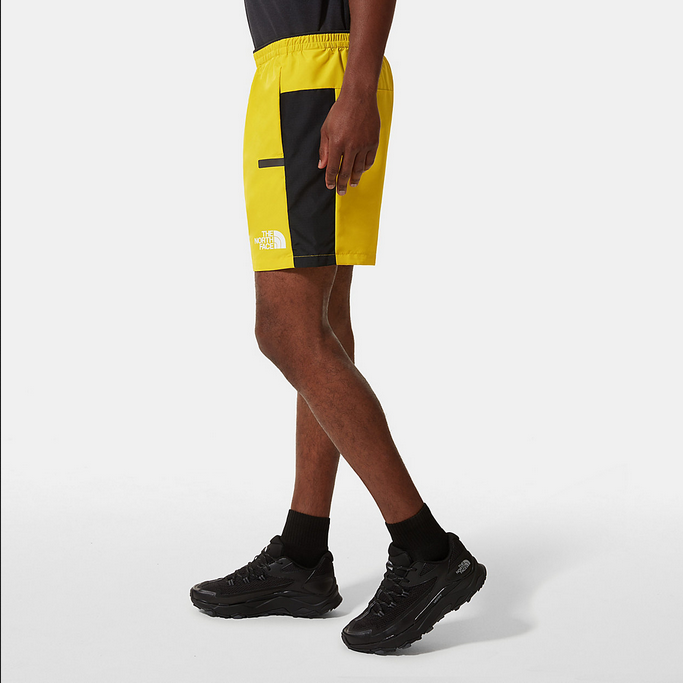 The North Face Short Mountain Athletics da uomo NF0A5IEWY7C acid yellow-black
