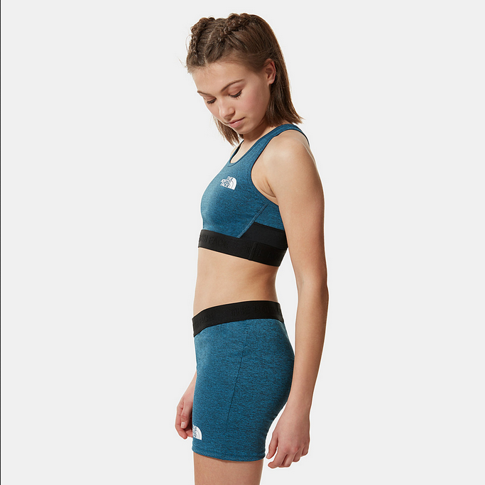 The North Face top da donna Bra Mountain Athletics da donna NF0A5IF86P8 blu nero