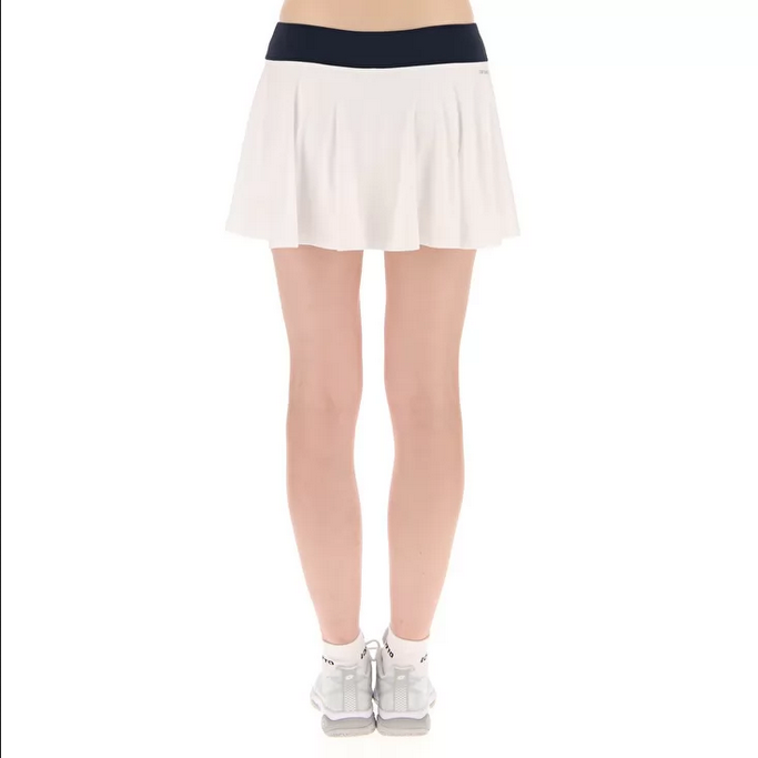 Lotto Gonna da tennis o per padel W IV Skirt 1 217352 2F8 bright white-orange