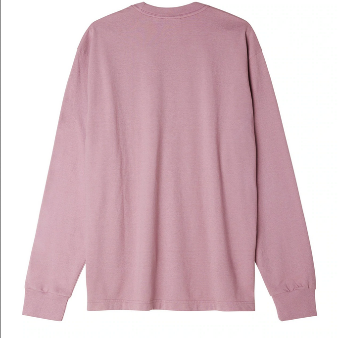 Obey magletta manica lunghe da uomo con tasca 131030116 lilla