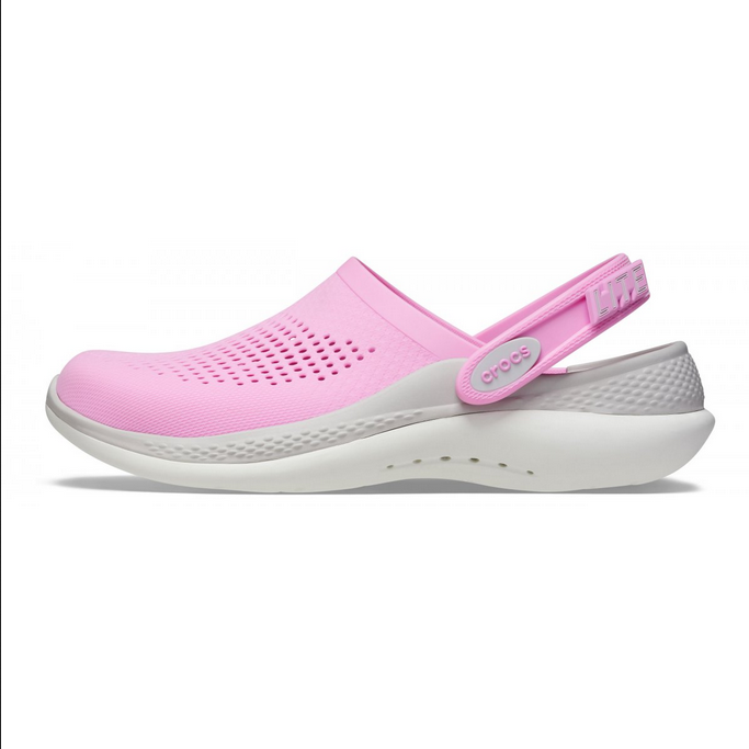 Crocs women's sabot slipper LiteRide 360° Clog 206708 6SW pink-grey