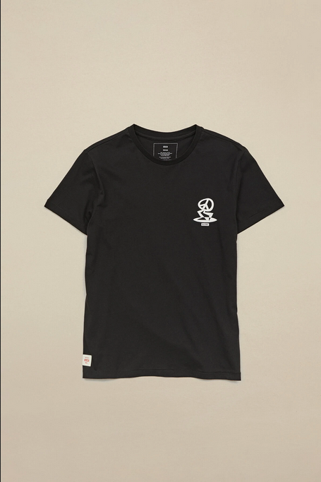 Globe short sleeve t-shirt Peace Men Tee GB02241001 BLK black