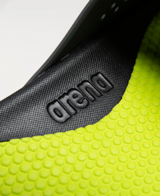 Arena Bruno swimming pool slipper 004372 101 black-lime-grey