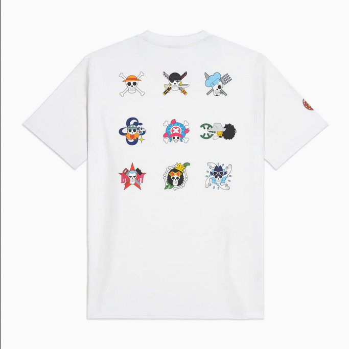 Dolly Noire Short sleeve t-shirt Mugiwara Tee ts135-ta-01 white