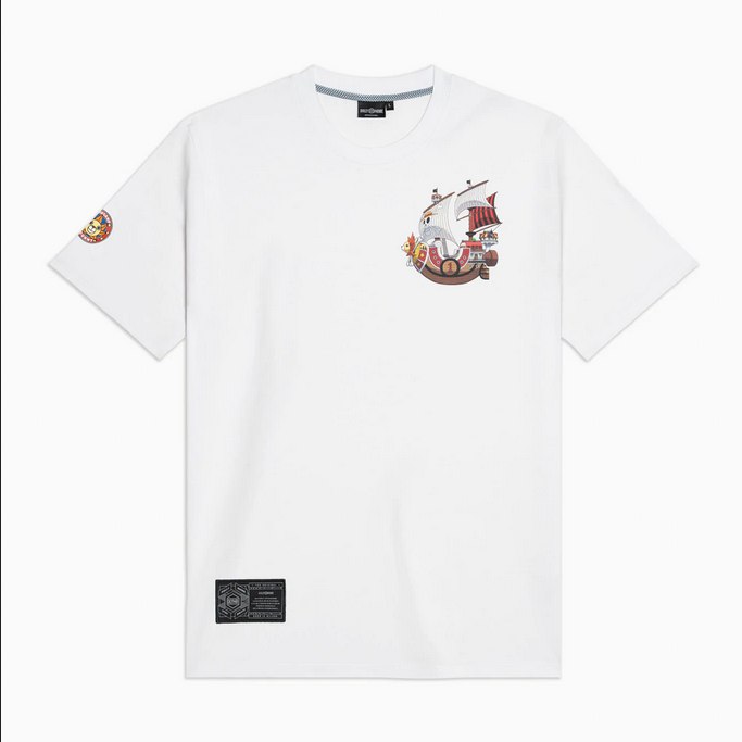 Dolly Noire Short sleeve t-shirt Mugiwara Tee ts135-ta-01 white