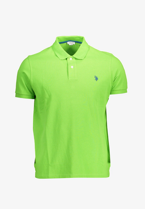 U.S. Polo Assn Polo Uomo Manica Corta King 6142341029 341 verde prato