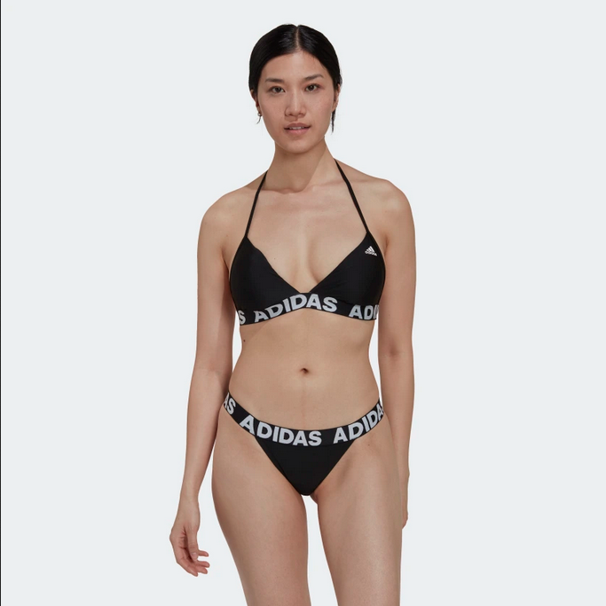 Adidas costume donna Bikini Beach FJ5092 nero-bianco