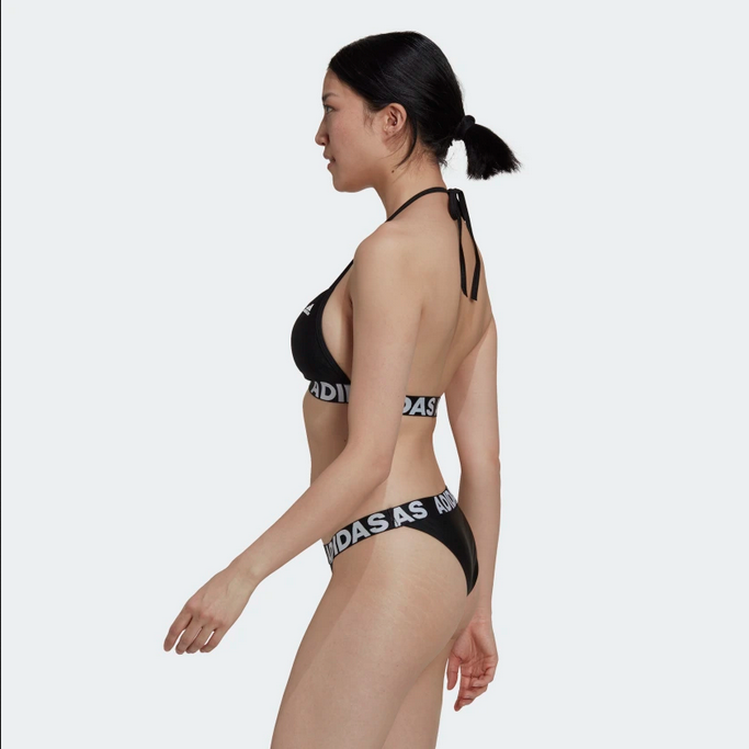 Adidas costume donna Bikini Beach FJ5092 nero-bianco