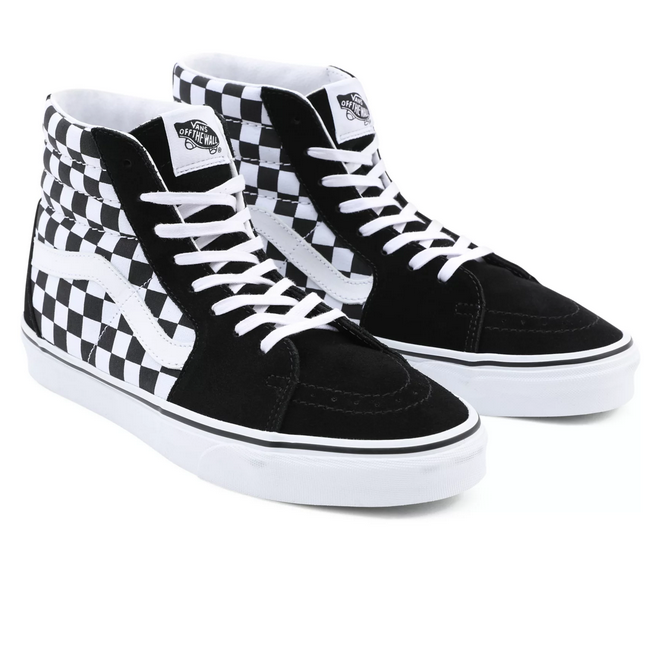 Vans high sneaker shoe for men and women SK8-HI VN0A32QGHRK1 black white squares