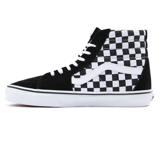 Vans high sneaker shoe for men and women SK8-HI VN0A32QGHRK1 black white squares