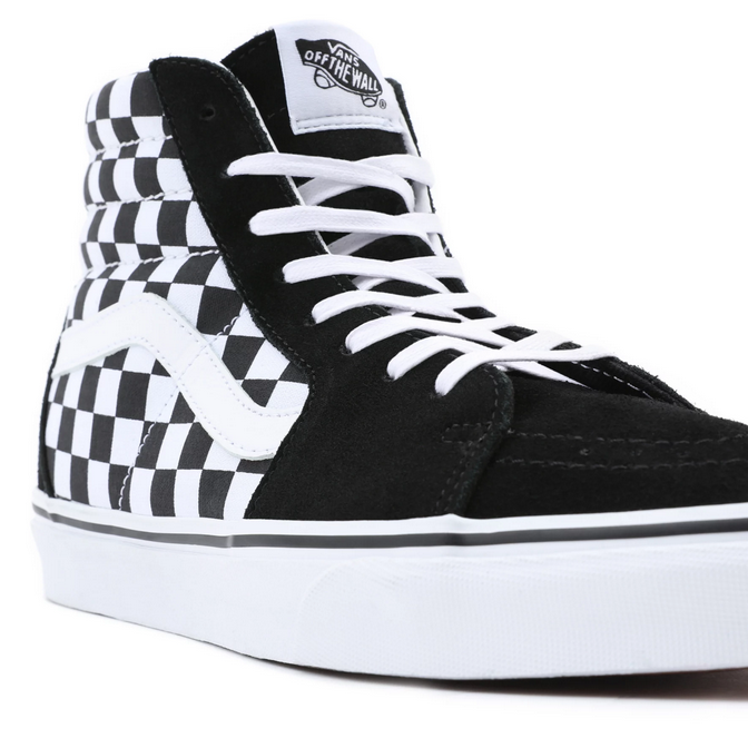 Vans high sneaker shoe for men and women SK8-HI VN0A32QGHRK1 black white squares