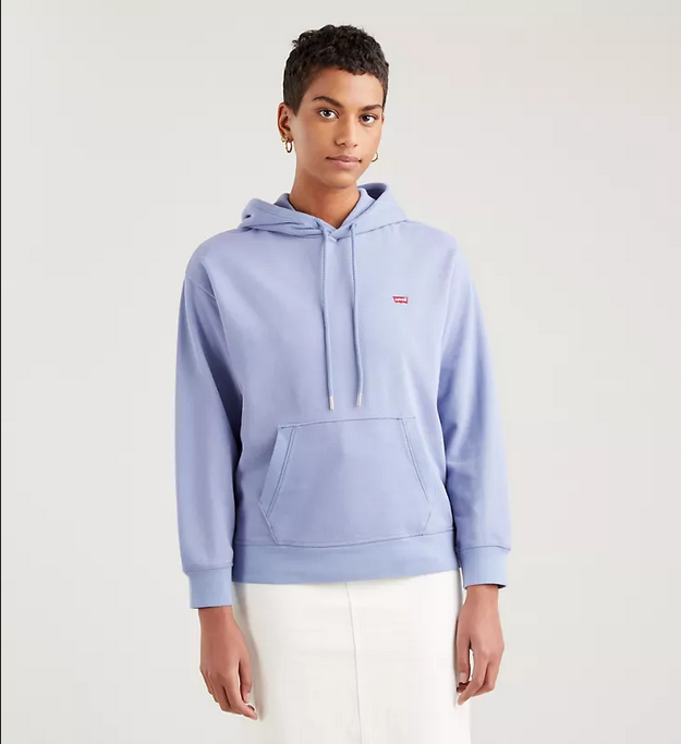 Levi's Oversized women's minilogo sweatshirt with hood 246930033 country blue