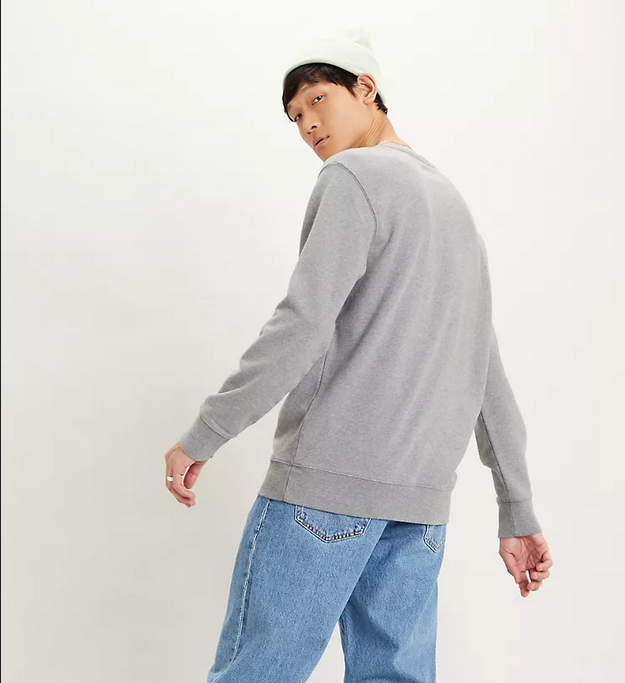 Levi's men's crewneck sweatshirt 359090002 grey