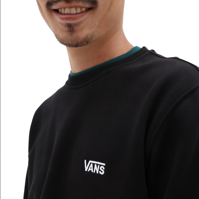 Vans Felpa da uomo girocollo Core Basic VN0A7YDUBLK nero