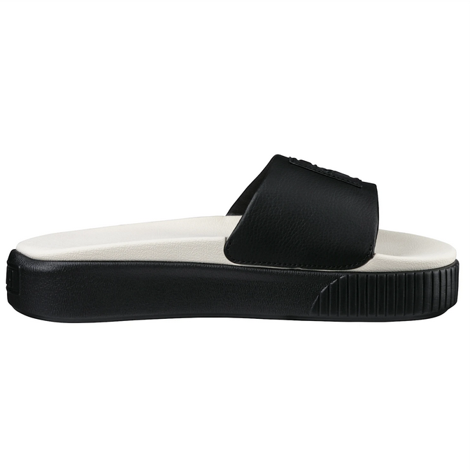 Puma Ciabatta con zeppa Platform Slide 366121 04 black-white