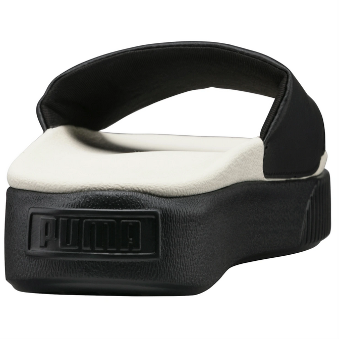 Puma Ciabatta con zeppa Platform Slide 366121 04 black-white