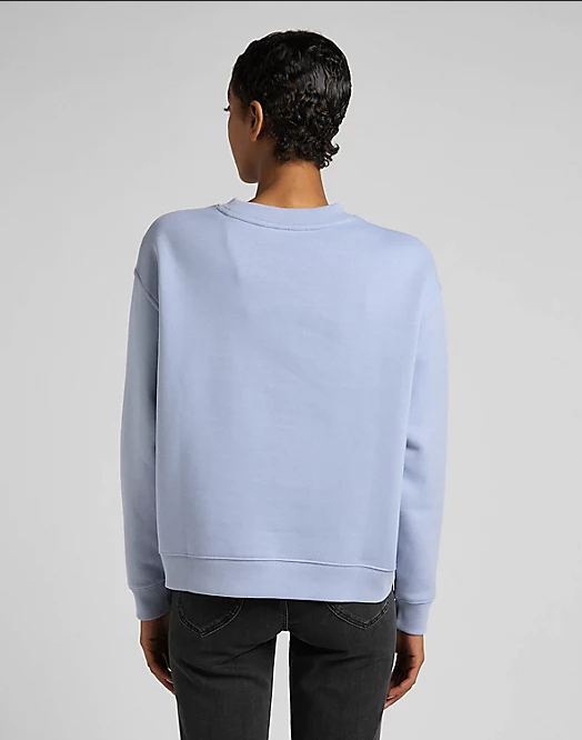 Lee Women's crewneck sweatshirt L53LLJ66 parry blue