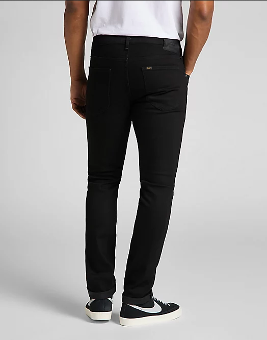 Lee Luke Midweight Jeans Trousers L719HFAE clean black