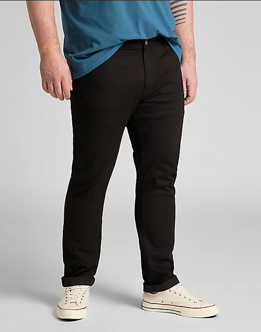Lee Luke Midweight Jeans Trousers L719HFAE clean black