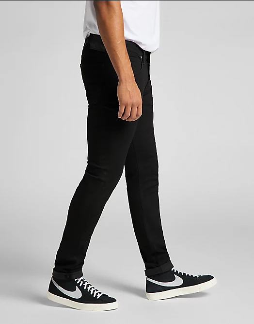 Lee Luke Midweight Jeans Trousers L719HFAE clean black