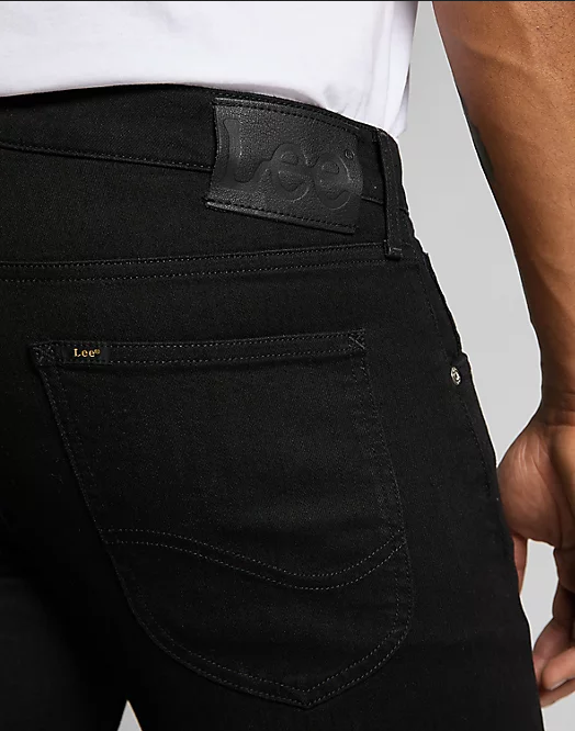 Lee Luke Midweight Jeans Trousers L719HFAE clean black
