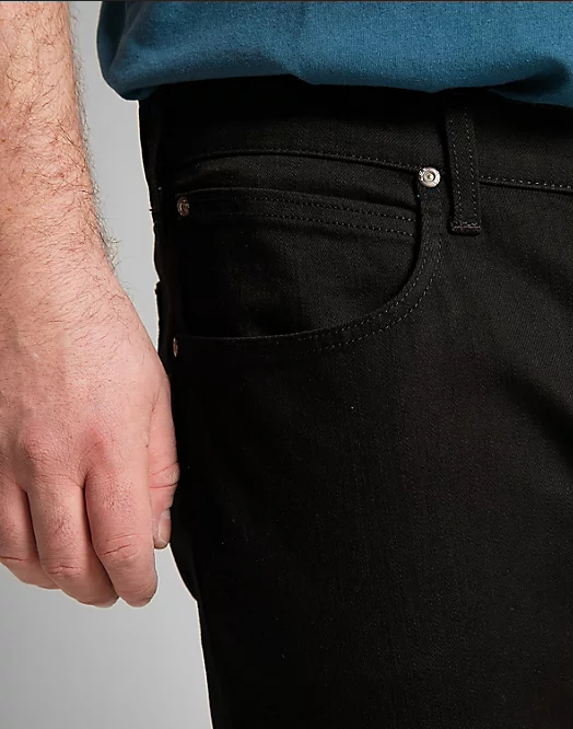 Lee Luke Midweight Jeans Trousers L719HFAE clean black