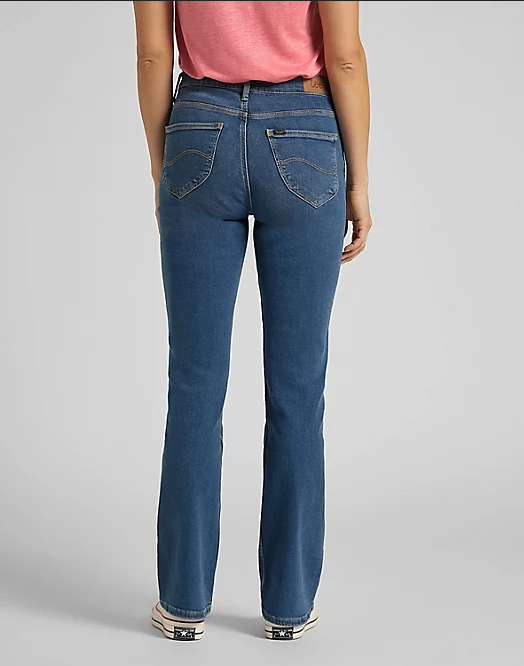 Lee Jeans Breese Boot Worn Martha Women's flared trousers 4500276601 L31TQDTO blue