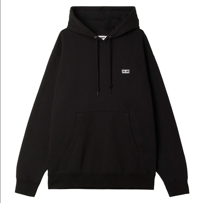 Obey felpa con cappuccio da adulto Established Eyes 112470170 A097600 nero