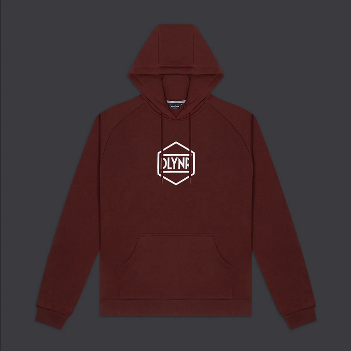 Dolly Noire Felpa con cappuccio Logo Hoddie SW186-SA-05 bordeaux