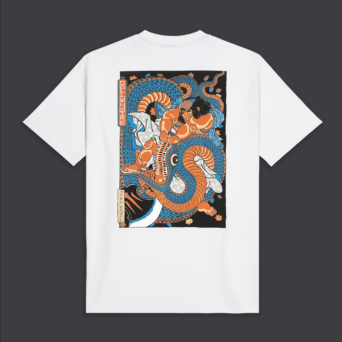 Dolly Noire short sleeve t-shirt
Kunyoshi Red Blue Tee TS170-TA-02 white