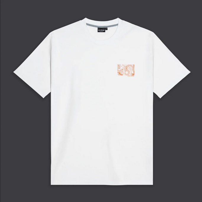 Dolly Noire short sleeve t-shirt
Kunyoshi Red Blue Tee TS170-TA-02 white