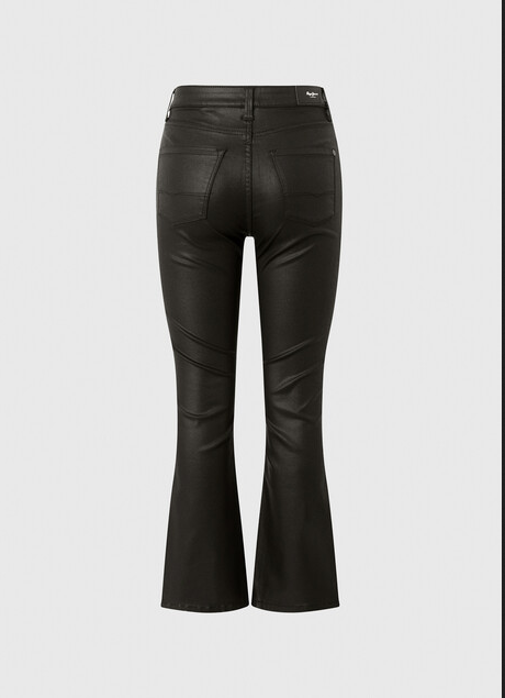 Pepe Jeans Pantalone Jeans Cerato nero Dion Flare a vita alta e largo PL204156XB0 denim black