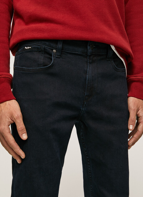 Pepe Jeans Pantalone Jeans Hatch 5 vestibilità regolare PM206524BB32 denim black